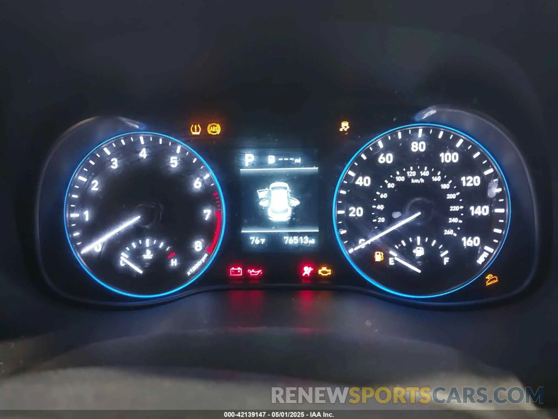 7 fotografías del automóvil dañado KM8K1CAA9KU216838 HYUNDAI KONA 2019