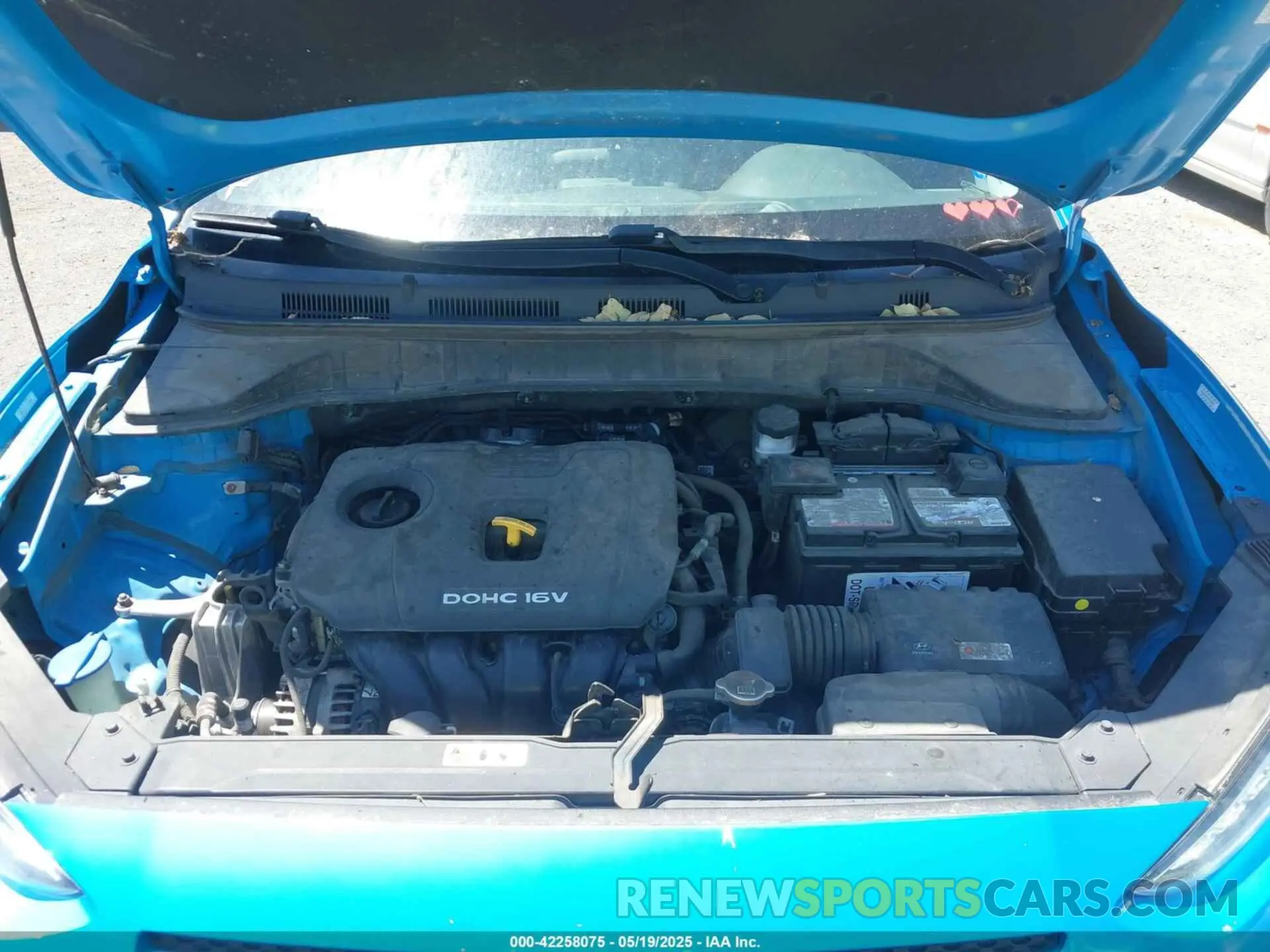 10 fotografías del automóvil dañado KM8K1CAAXKU297932 HYUNDAI KONA 2019