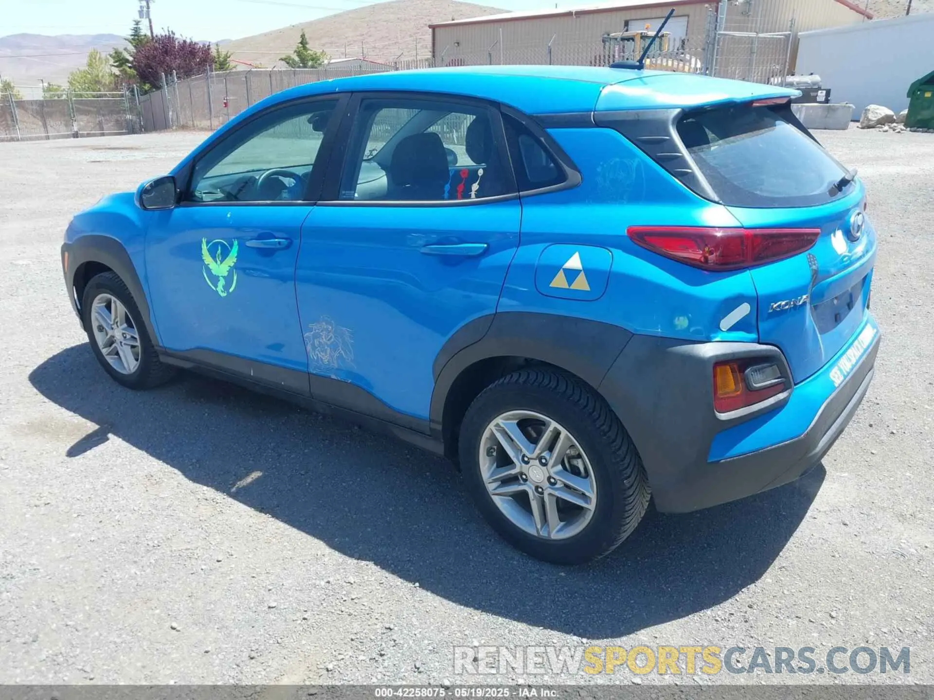 3 fotografías del automóvil dañado KM8K1CAAXKU297932 HYUNDAI KONA 2019