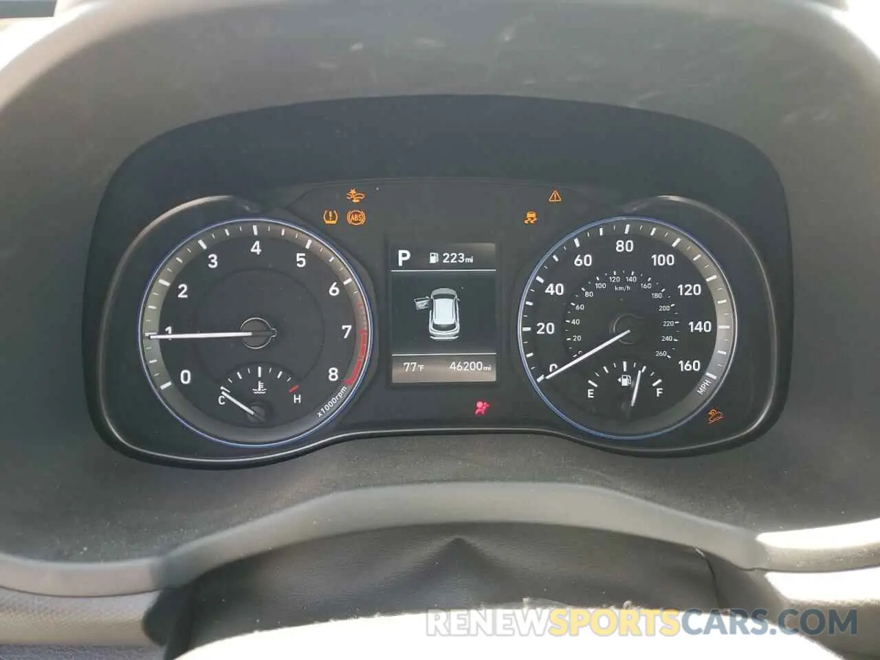 9 fotografías del automóvil dañado KM8K22AA1KU195247 HYUNDAI KONA 2019