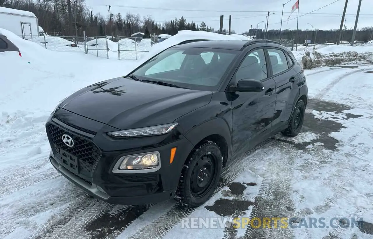 2 fotografías del automóvil dañado KM8K22AA1KU300806 HYUNDAI KONA 2019