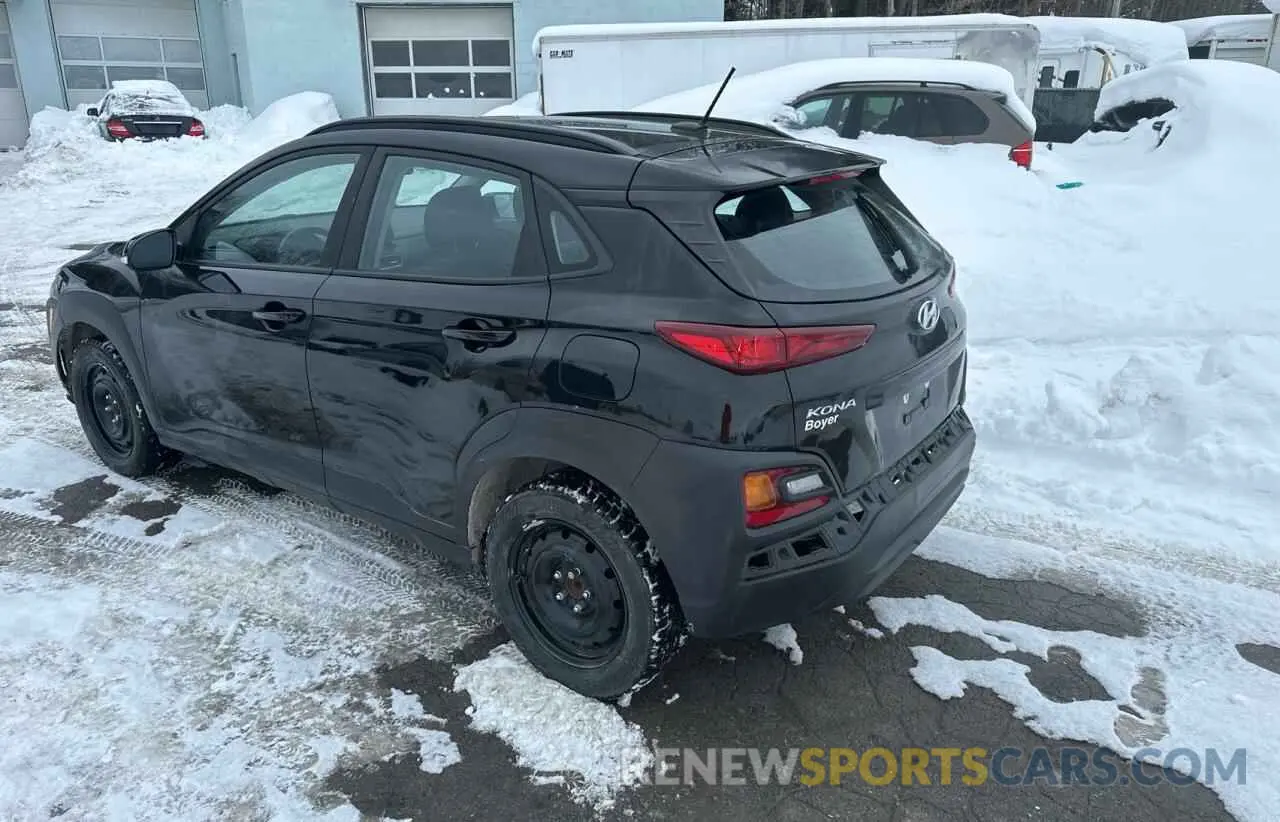 3 fotografías del automóvil dañado KM8K22AA1KU300806 HYUNDAI KONA 2019