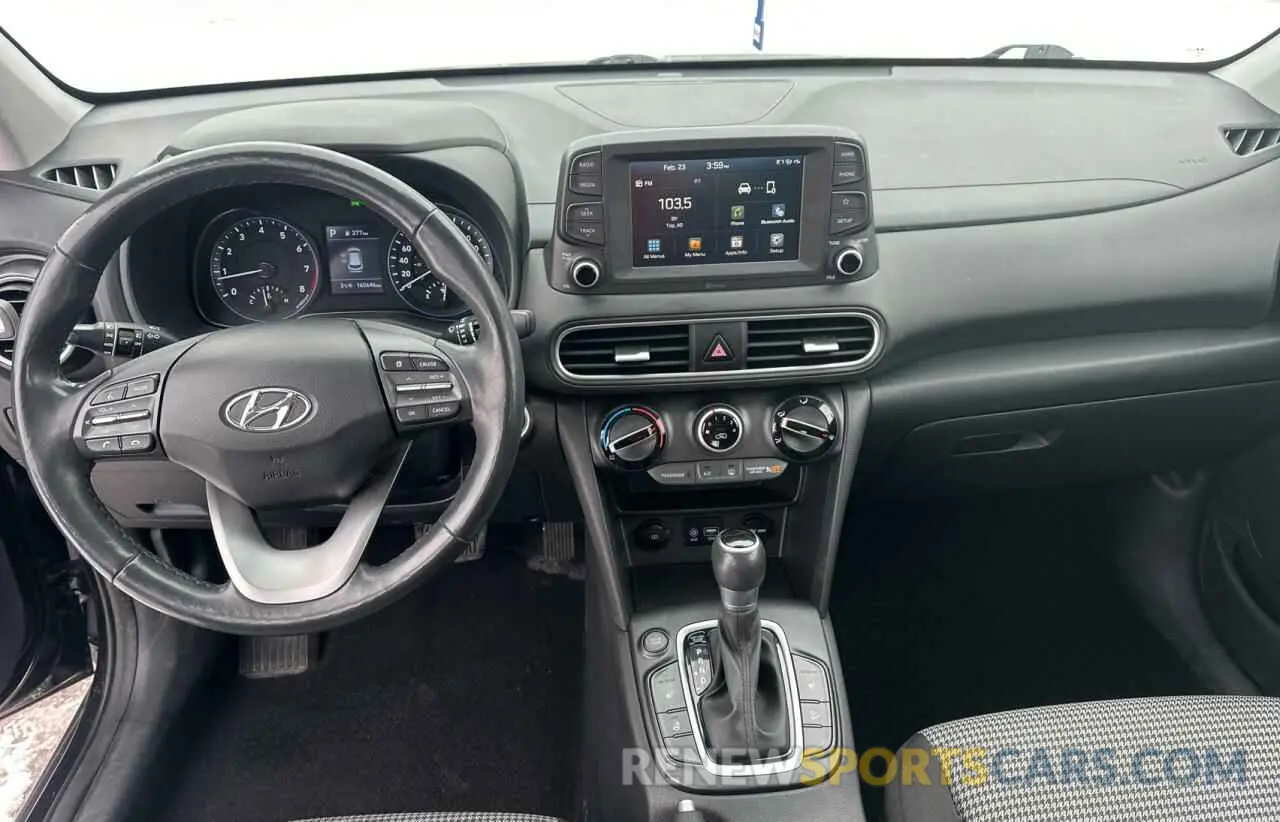 9 fotografías del automóvil dañado KM8K22AA1KU300806 HYUNDAI KONA 2019