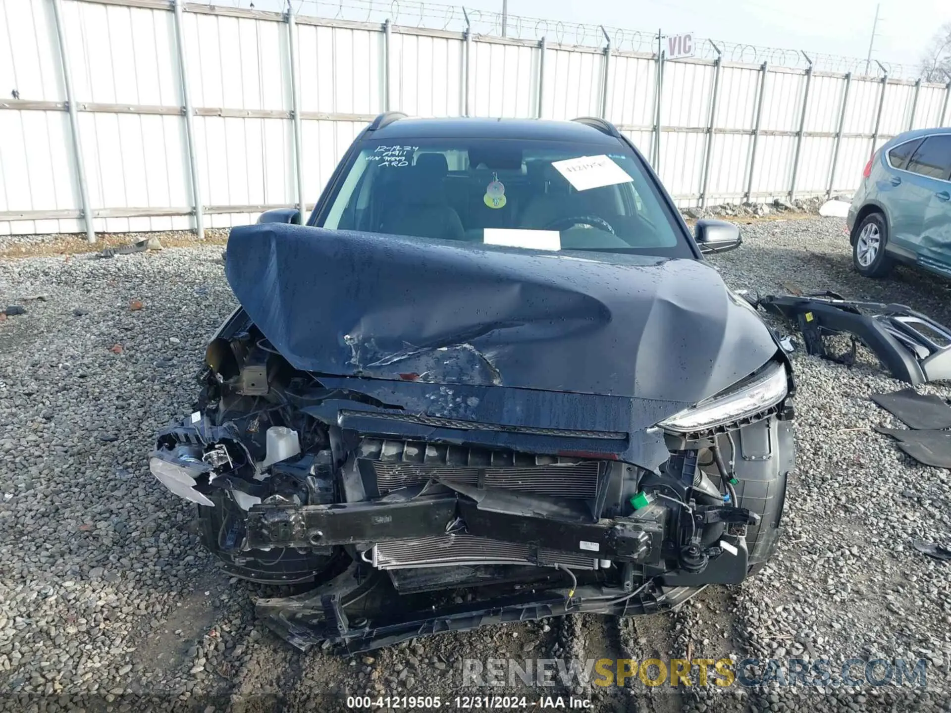 13 fotografías del automóvil dañado KM8K22AA2KU194849 HYUNDAI KONA 2019