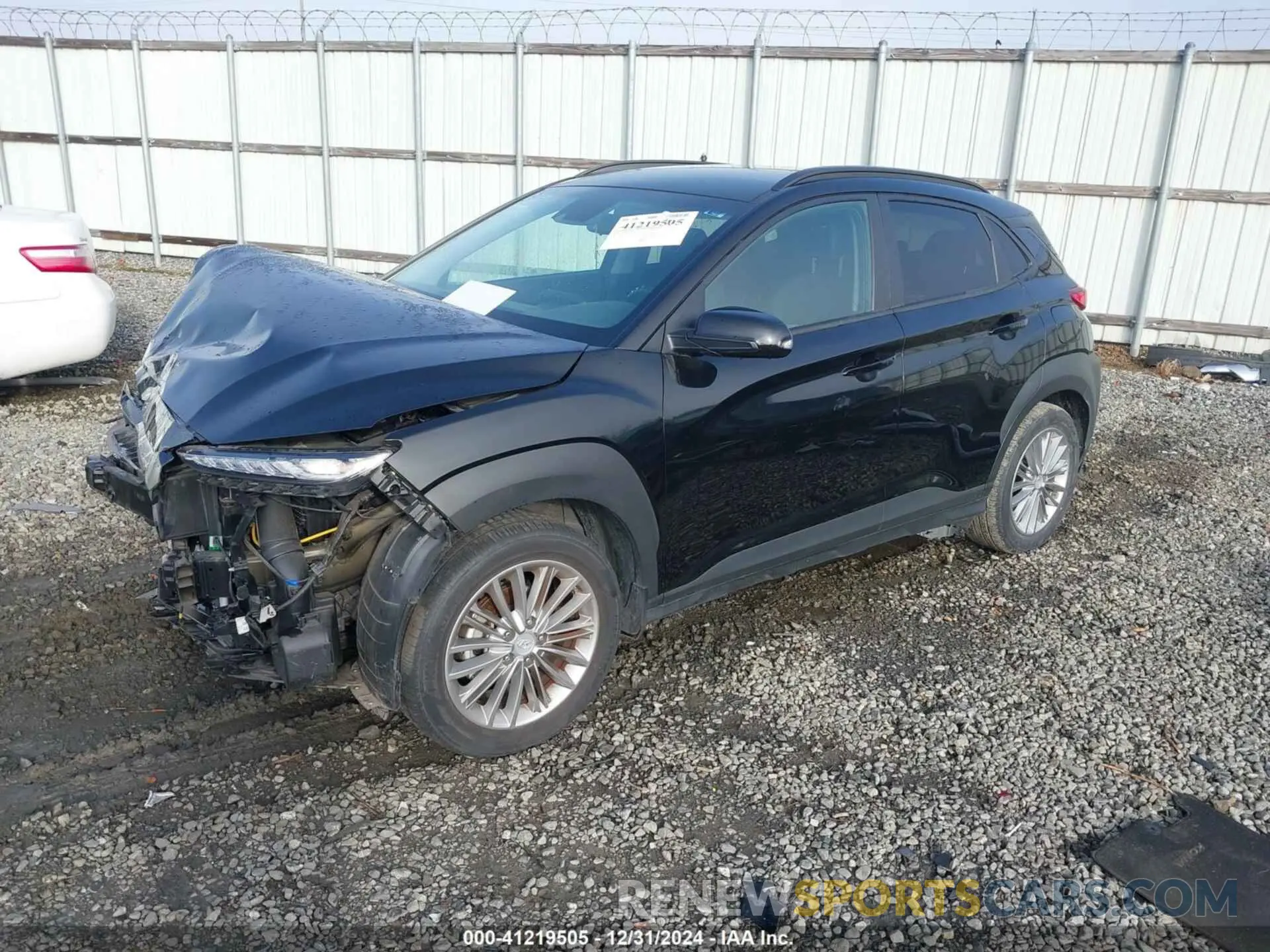 2 fotografías del automóvil dañado KM8K22AA2KU194849 HYUNDAI KONA 2019