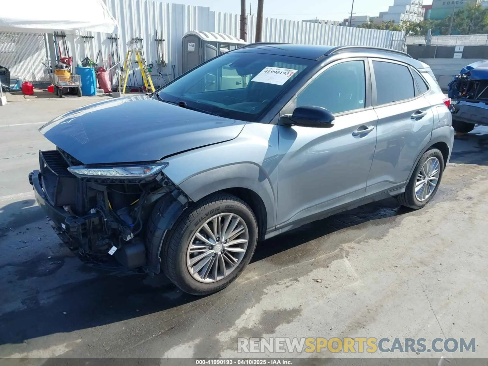 2 fotografías del automóvil dañado KM8K22AA3KU382845 HYUNDAI KONA 2019