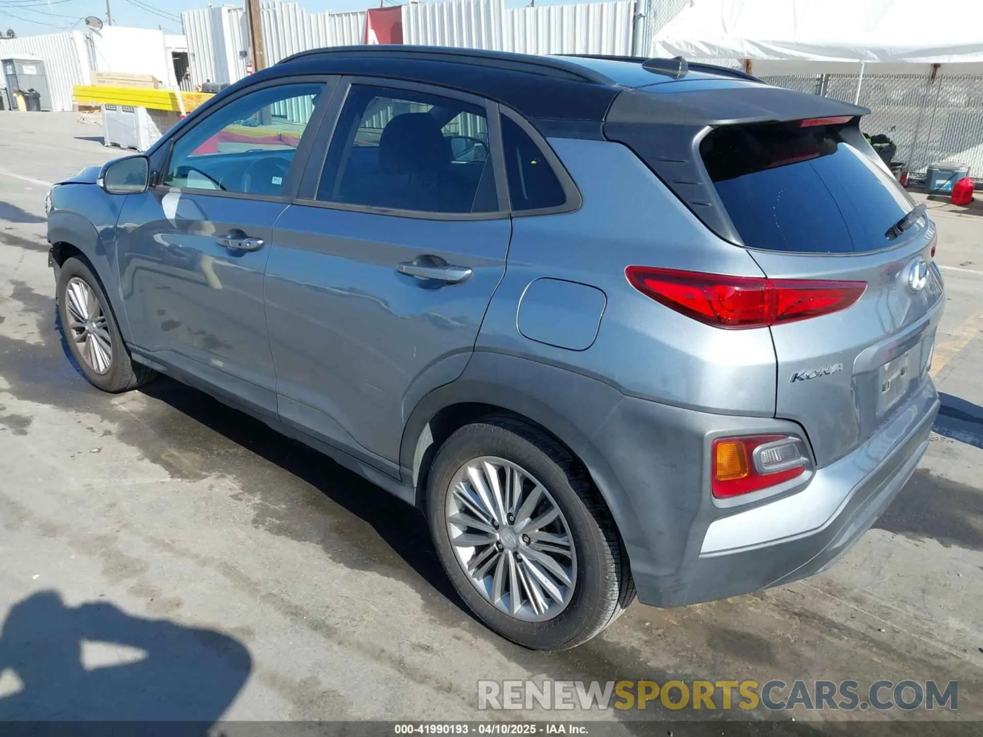 3 fotografías del automóvil dañado KM8K22AA3KU382845 HYUNDAI KONA 2019