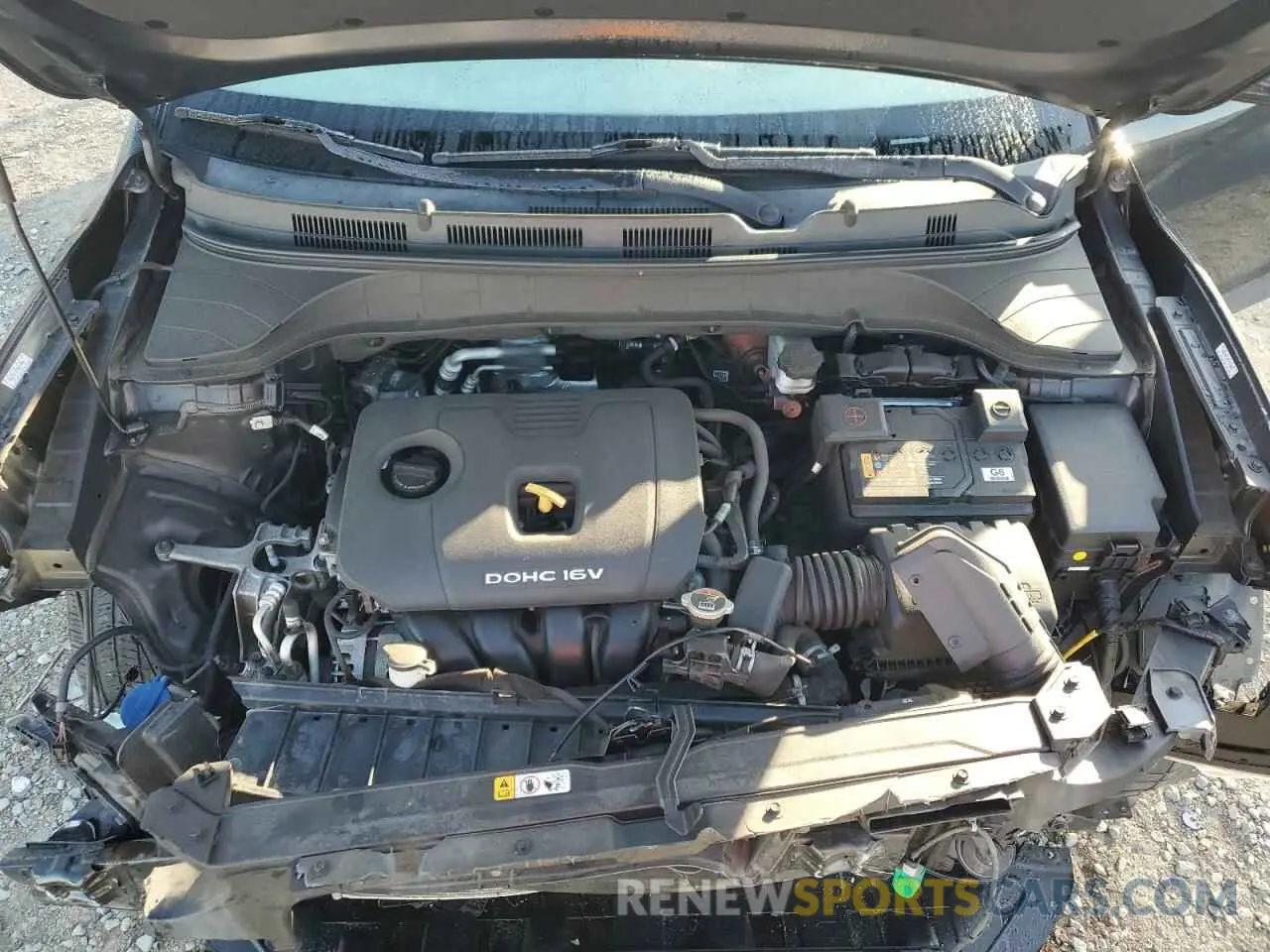 12 fotografías del automóvil dañado KM8K22AA5KU264361 HYUNDAI KONA 2019