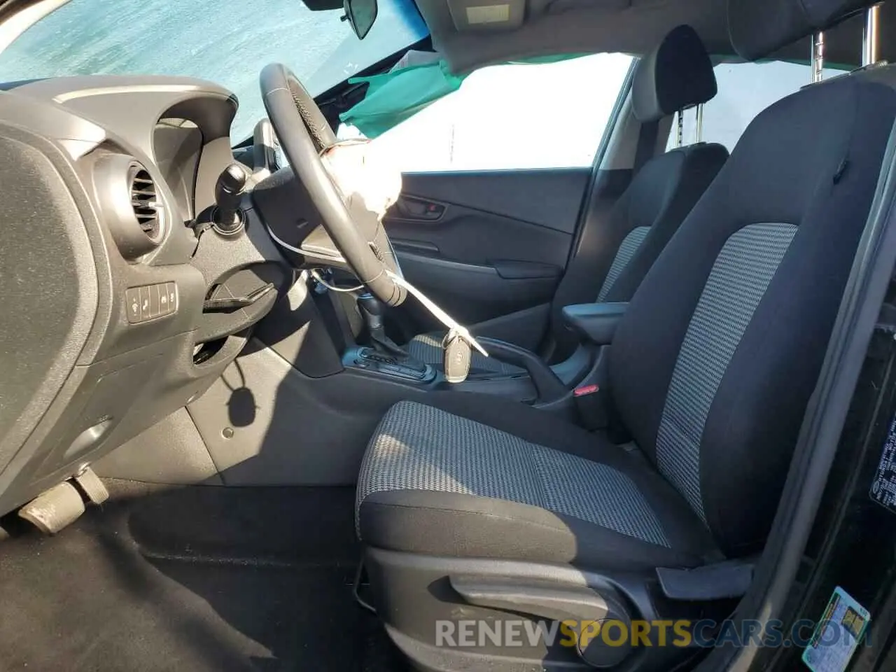 7 fotografías del automóvil dañado KM8K22AA5KU264361 HYUNDAI KONA 2019