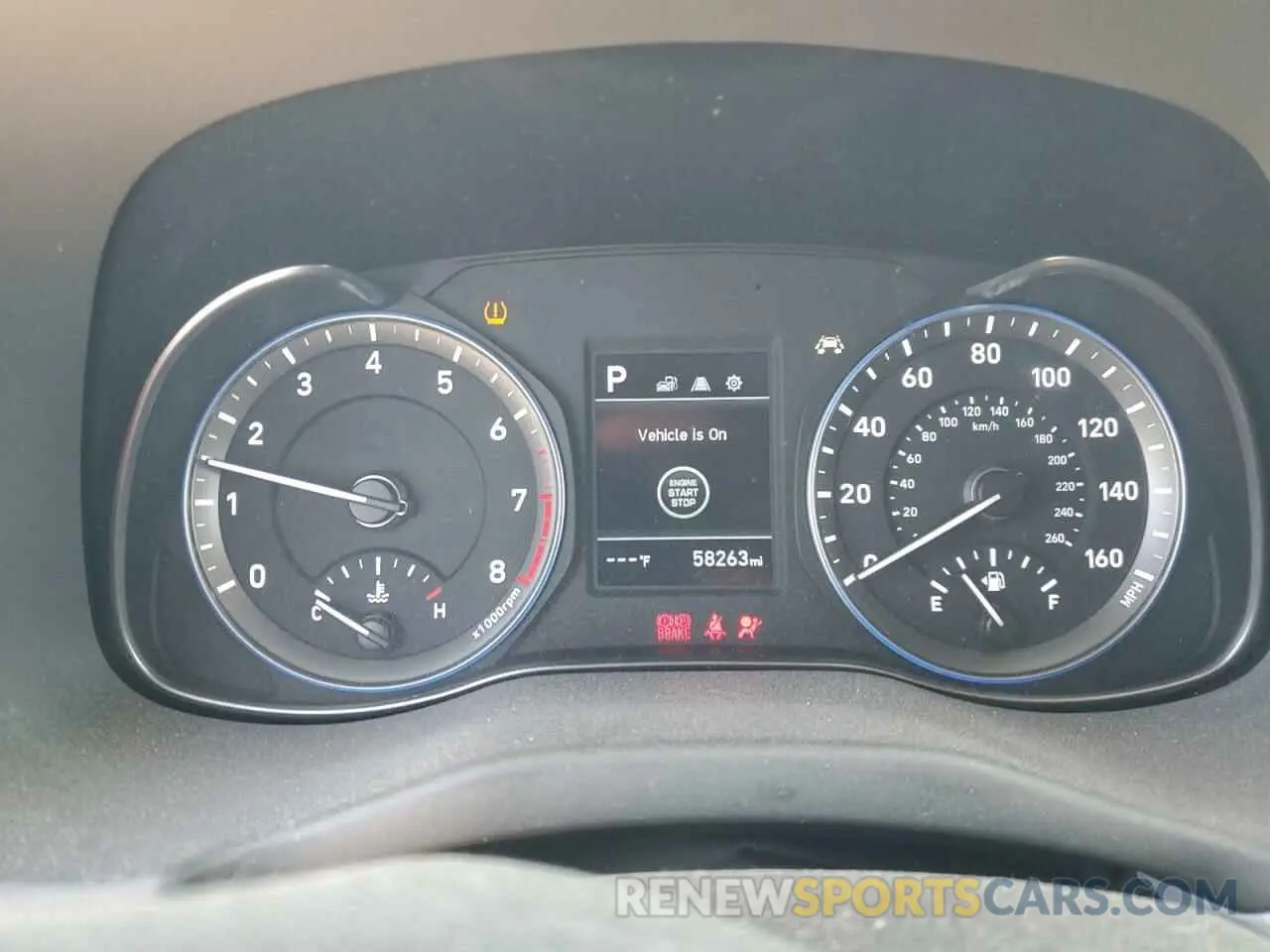 9 fotografías del automóvil dañado KM8K22AA5KU321920 HYUNDAI KONA 2019