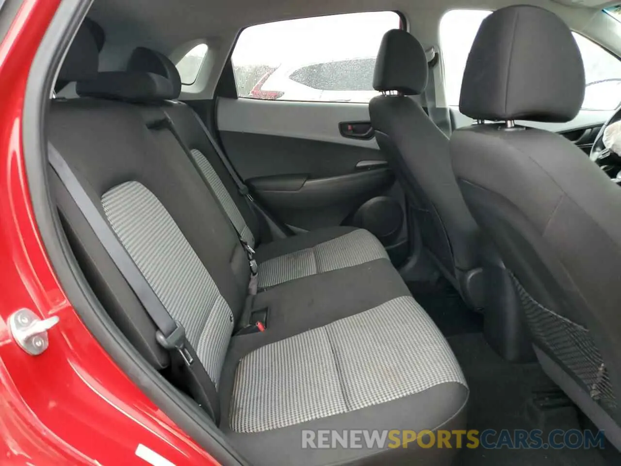 12 fotografías del automóvil dañado KM8K22AAXKU347316 HYUNDAI KONA 2019