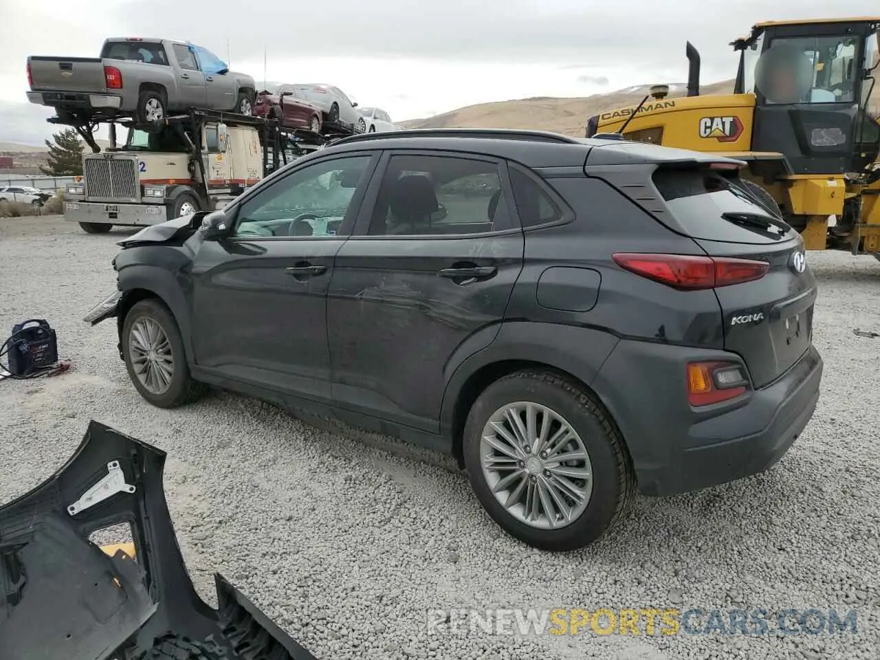 2 fotografías del automóvil dañado KM8K22AAXKU382423 HYUNDAI KONA 2019