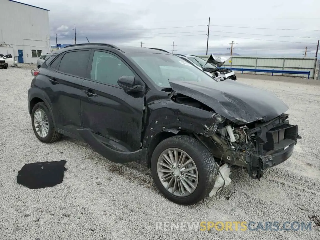4 fotografías del automóvil dañado KM8K22AAXKU382423 HYUNDAI KONA 2019