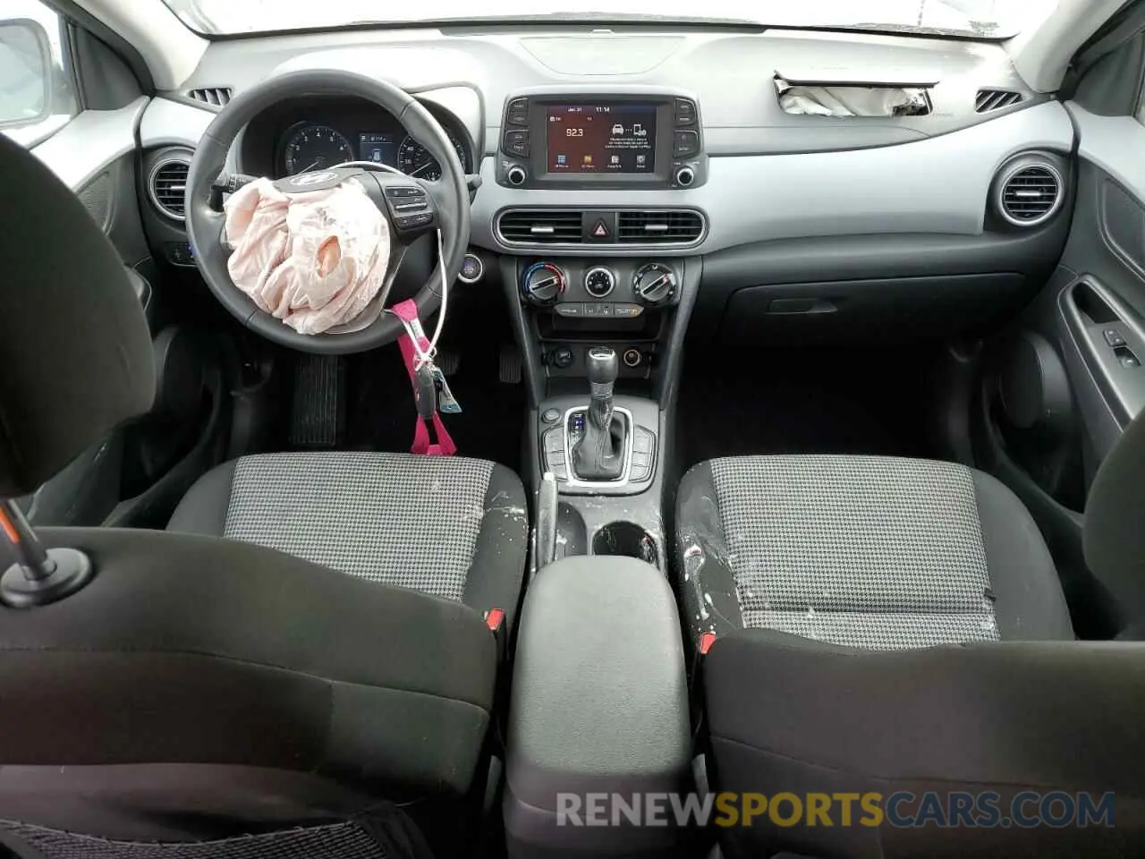 8 fotografías del automóvil dañado KM8K22AAXKU382423 HYUNDAI KONA 2019
