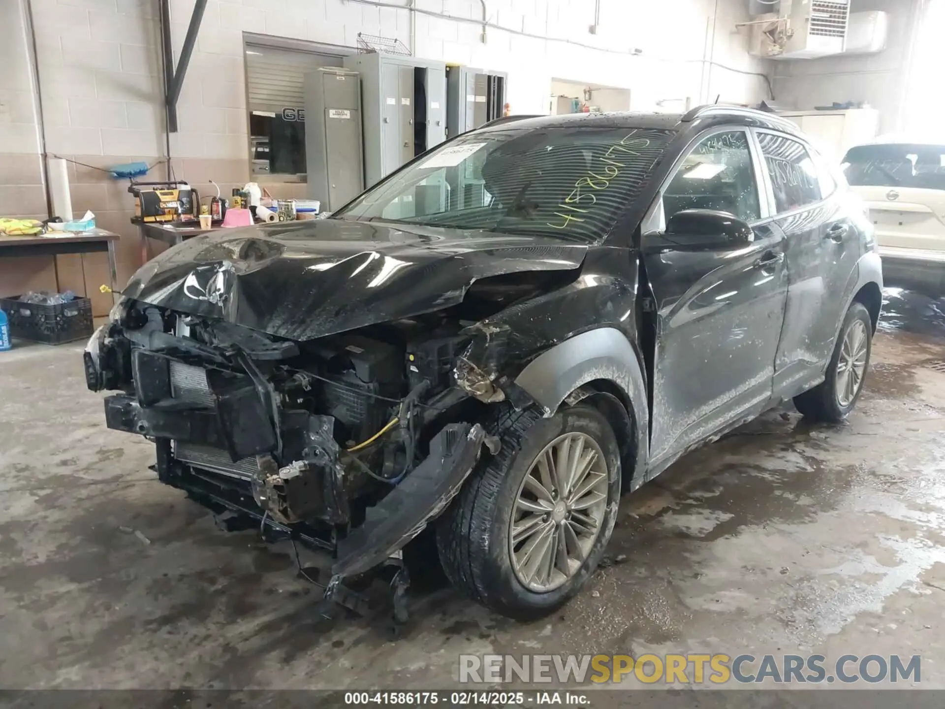 6 fotografías del automóvil dañado KM8K2CAA0KU250471 HYUNDAI KONA 2019