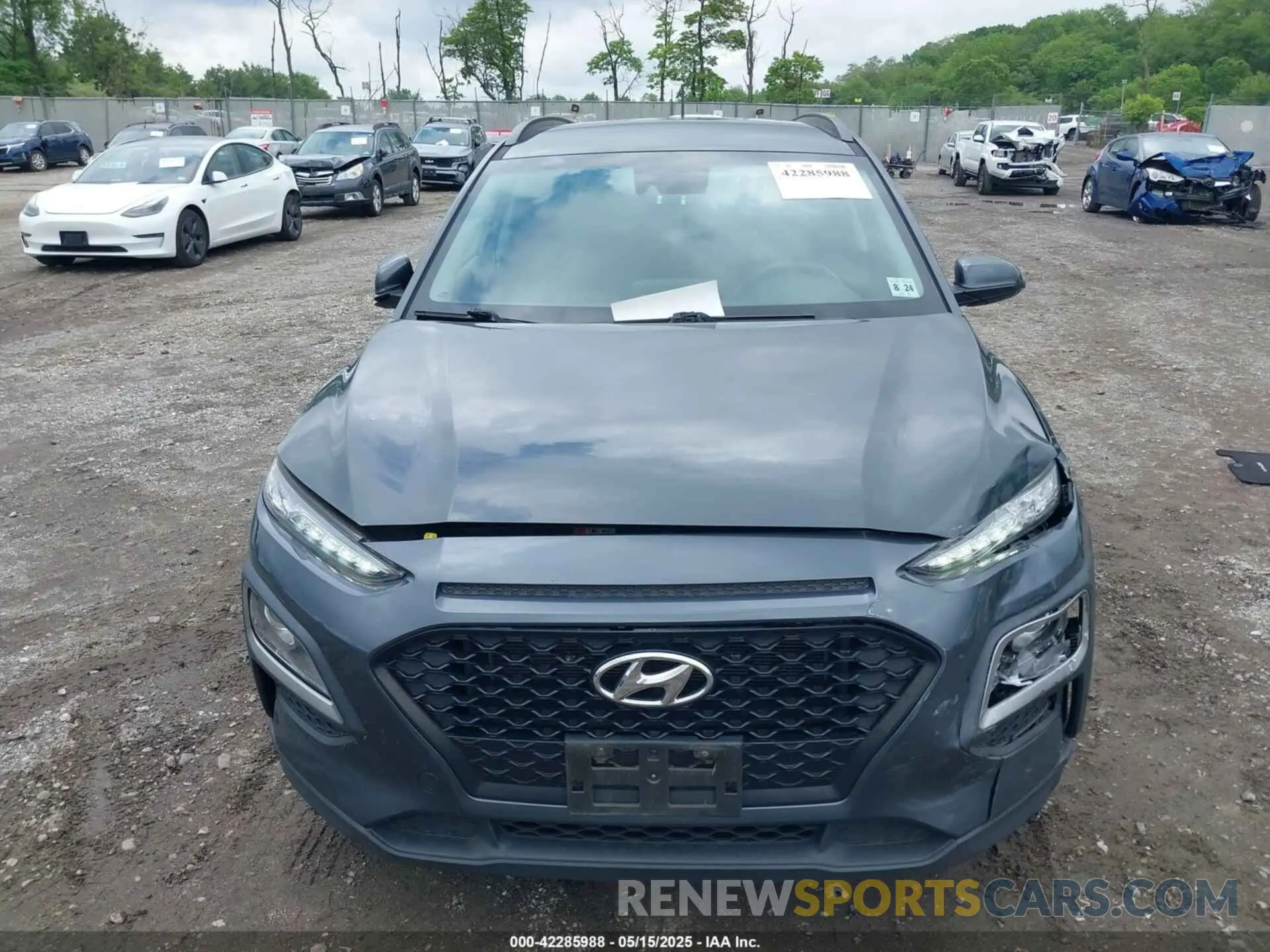 12 fotografías del automóvil dañado KM8K2CAA0KU368763 HYUNDAI KONA 2019