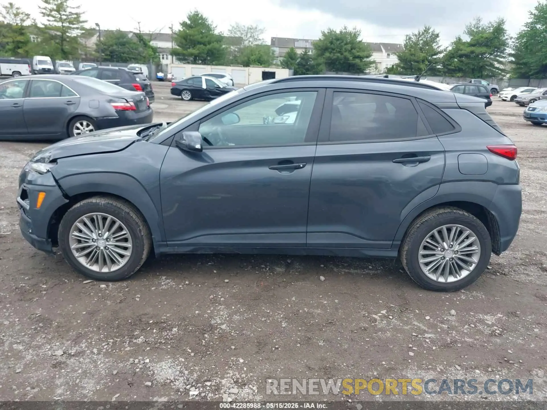 14 fotografías del automóvil dañado KM8K2CAA0KU368763 HYUNDAI KONA 2019