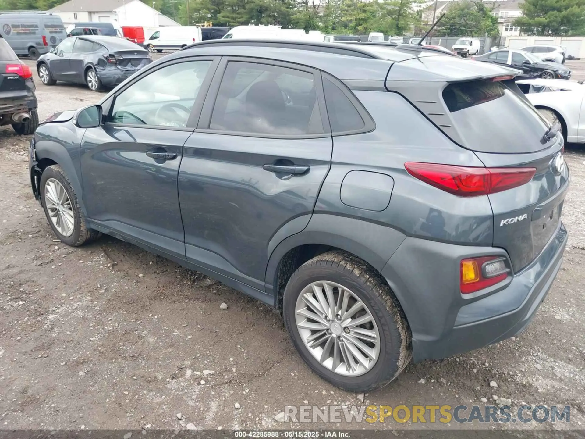 3 fotografías del automóvil dañado KM8K2CAA0KU368763 HYUNDAI KONA 2019