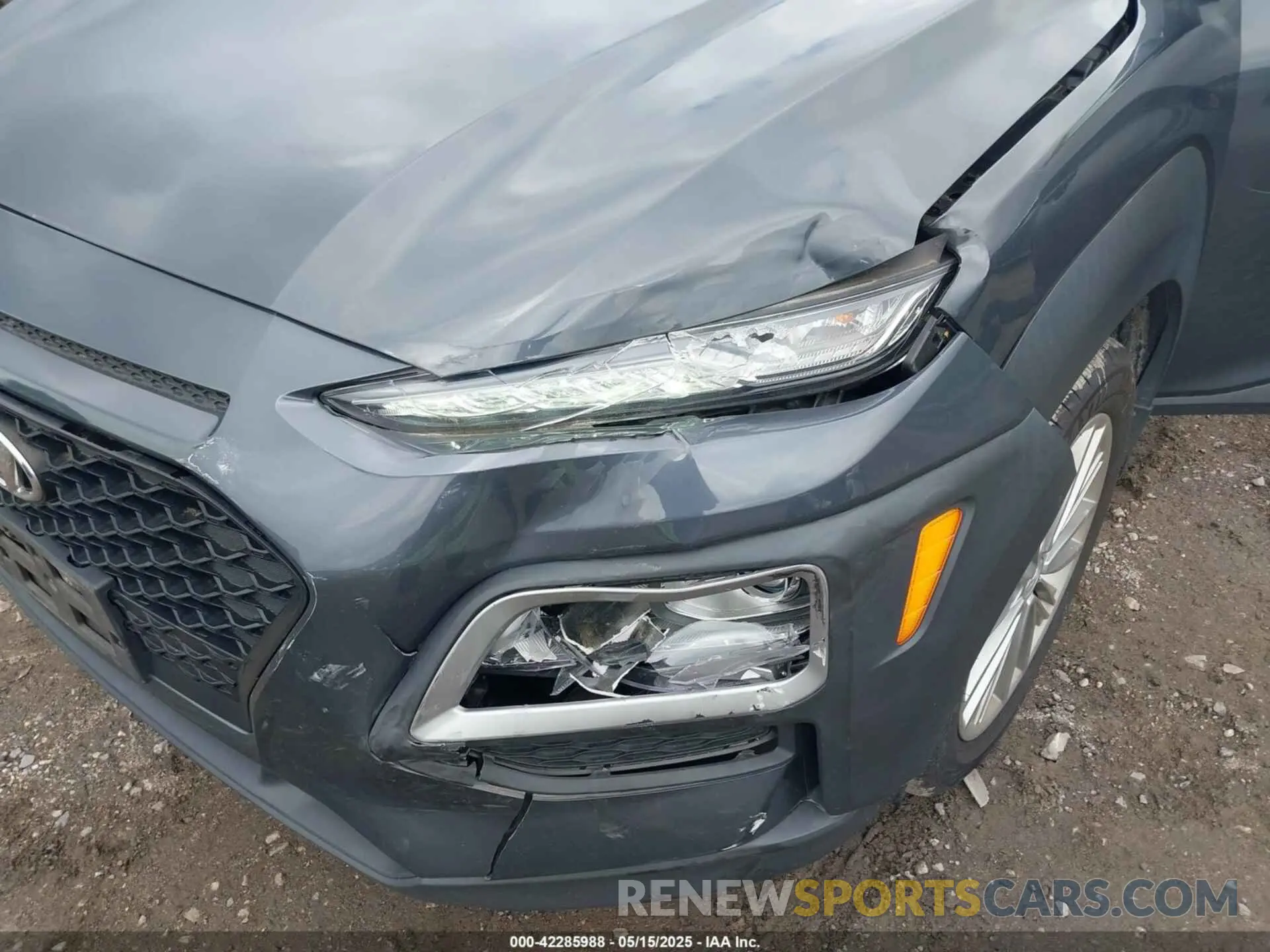 6 fotografías del automóvil dañado KM8K2CAA0KU368763 HYUNDAI KONA 2019