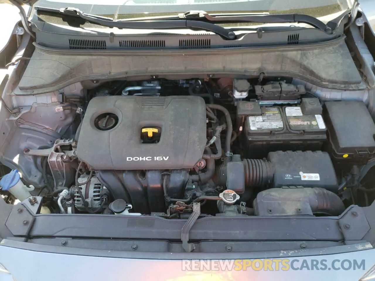 11 fotografías del automóvil dañado KM8K2CAA1KU213283 HYUNDAI KONA 2019