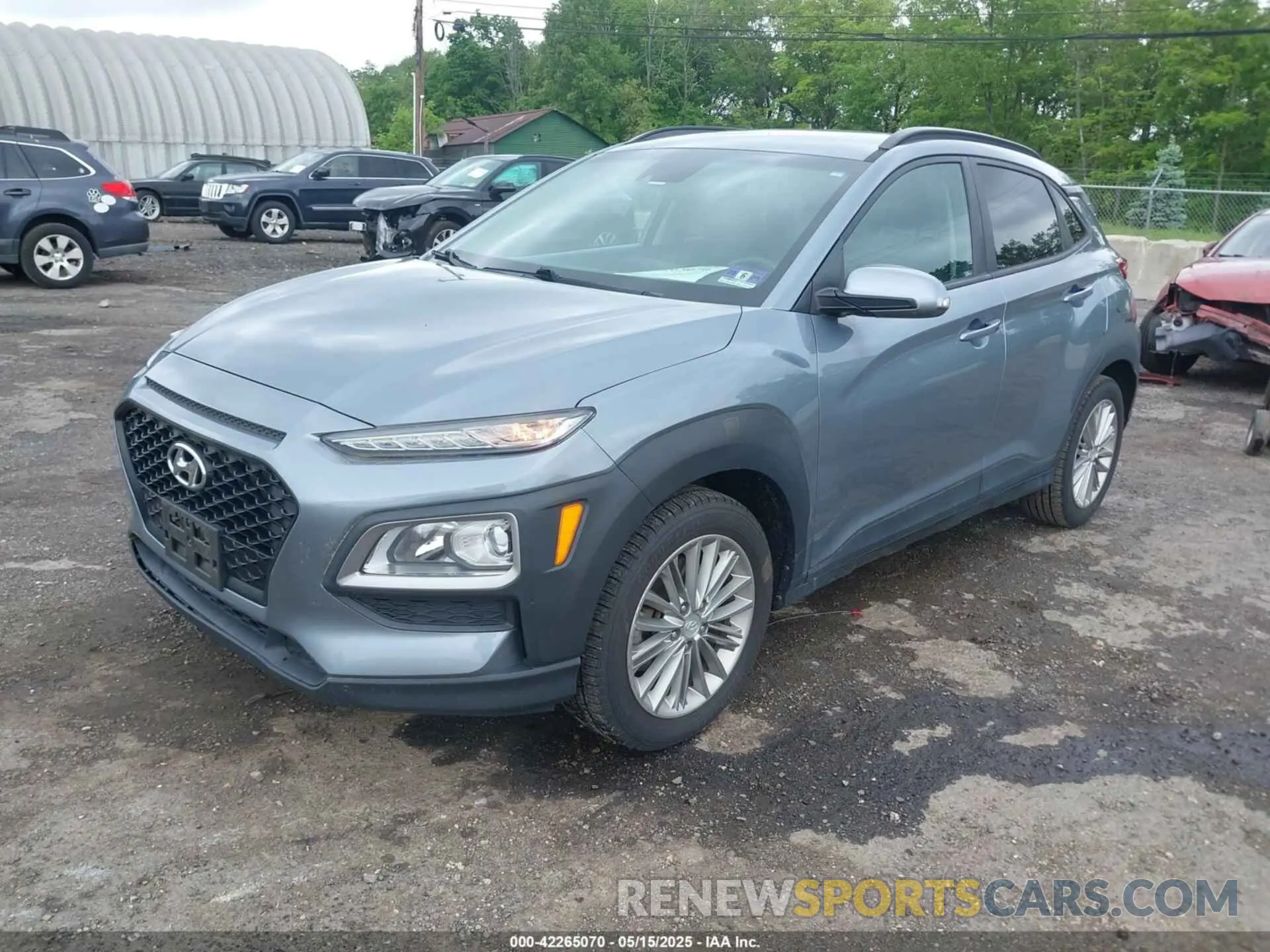 2 fotografías del automóvil dañado KM8K2CAA1KU330510 HYUNDAI KONA 2019