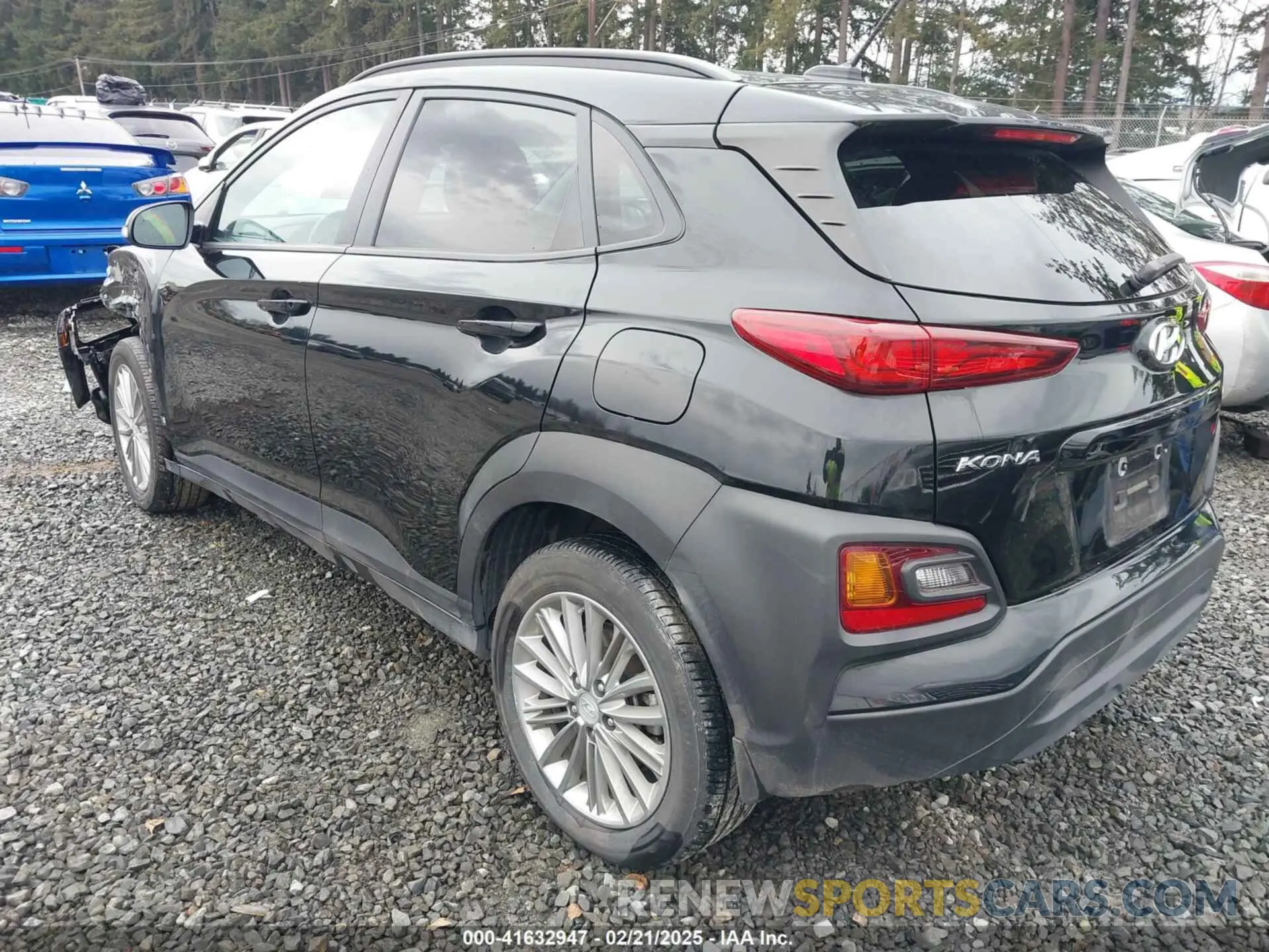 3 fotografías del automóvil dañado KM8K2CAA1KU369064 HYUNDAI KONA 2019