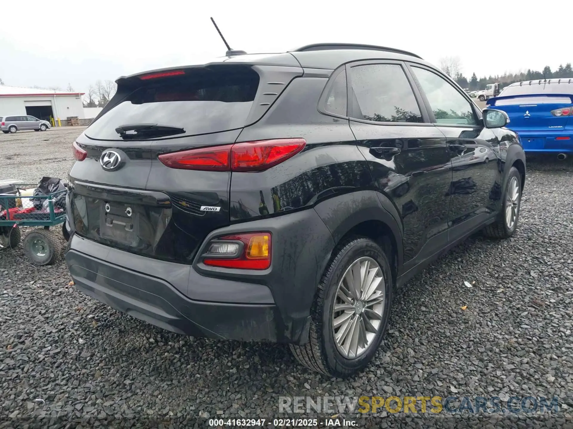 4 fotografías del automóvil dañado KM8K2CAA1KU369064 HYUNDAI KONA 2019