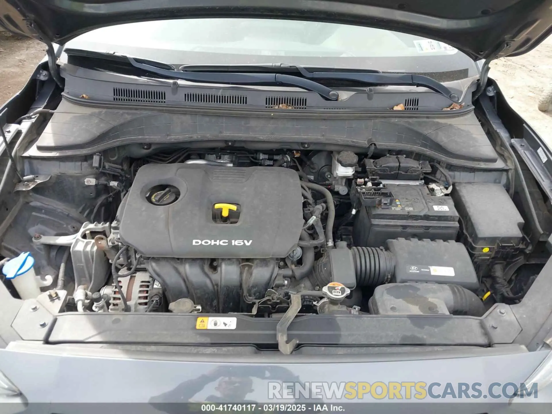 10 fotografías del automóvil dañado KM8K2CAA5KU352381 HYUNDAI KONA 2019