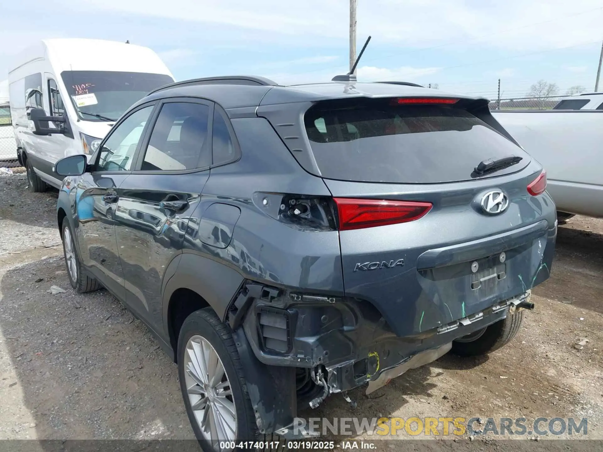 17 fotografías del automóvil dañado KM8K2CAA5KU352381 HYUNDAI KONA 2019