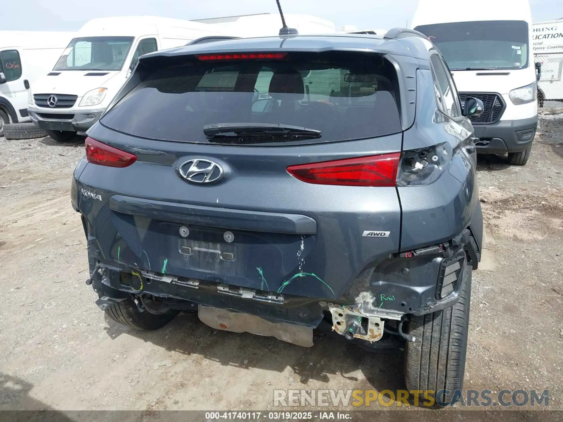 6 fotografías del automóvil dañado KM8K2CAA5KU352381 HYUNDAI KONA 2019