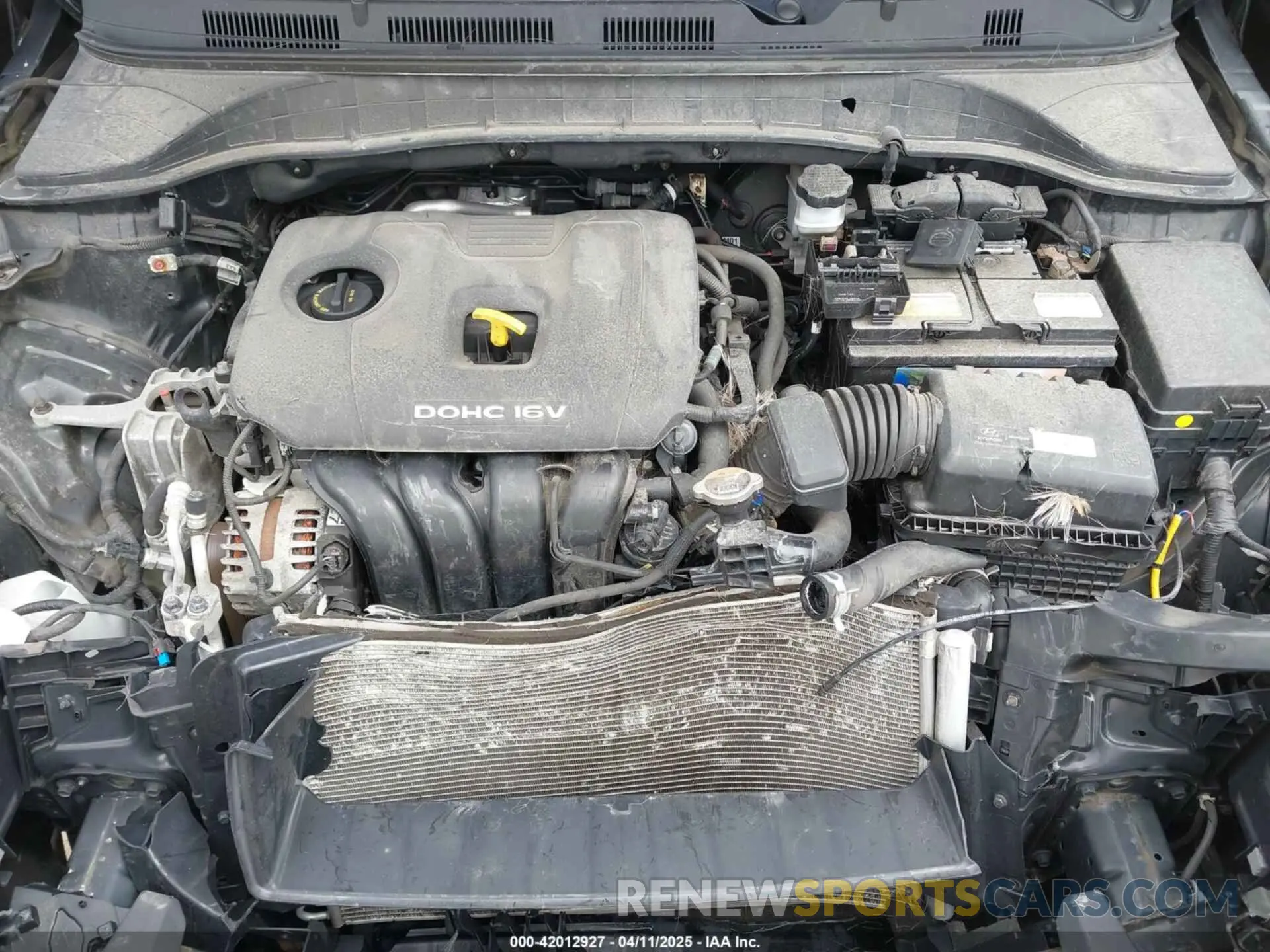 10 fotografías del automóvil dañado KM8K2CAA5KU366944 HYUNDAI KONA 2019