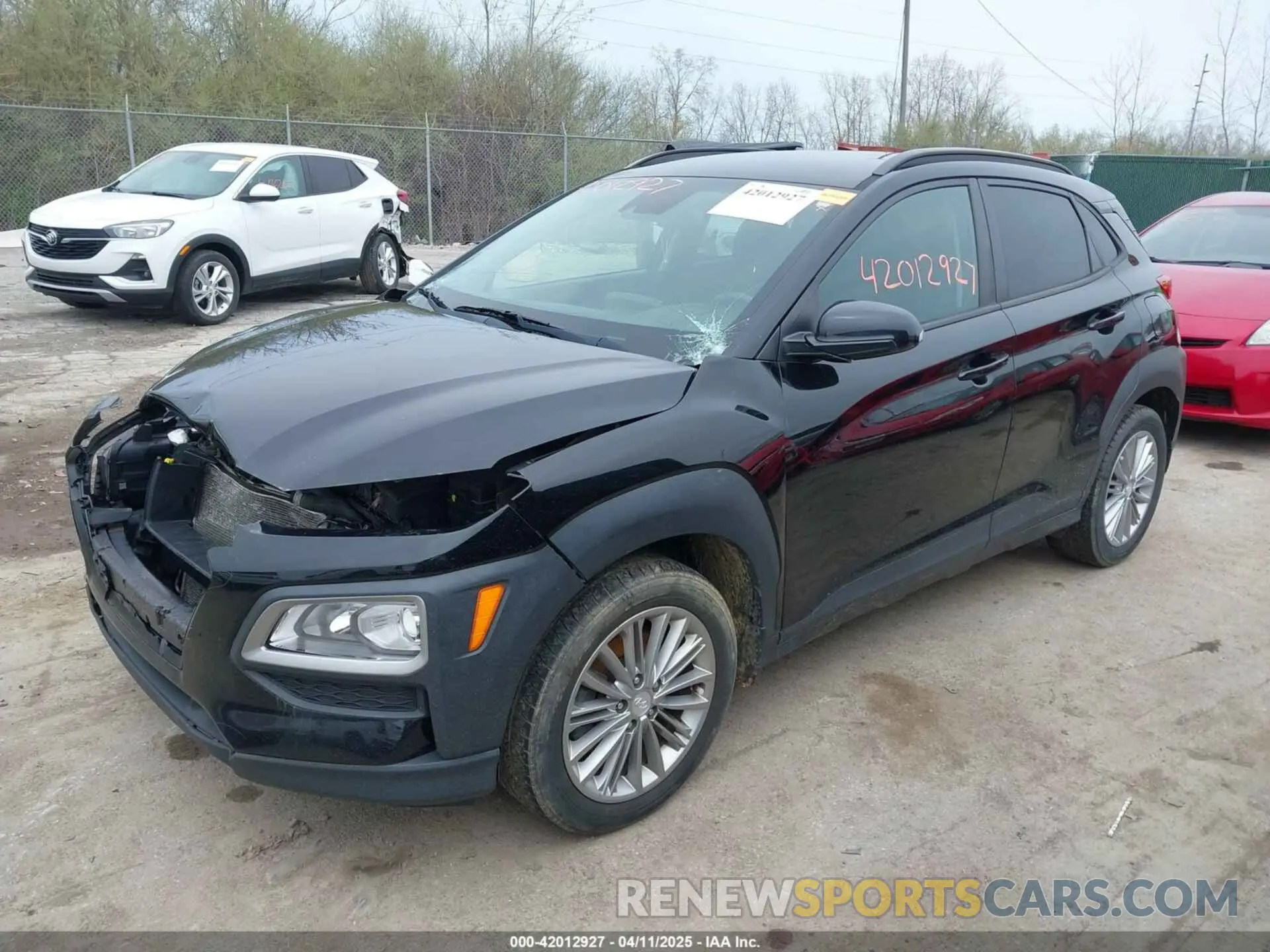 2 fotografías del automóvil dañado KM8K2CAA5KU366944 HYUNDAI KONA 2019