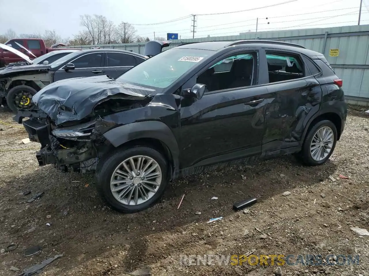 1 fotografías del automóvil dañado KM8K2CAA6KU375104 HYUNDAI KONA 2019