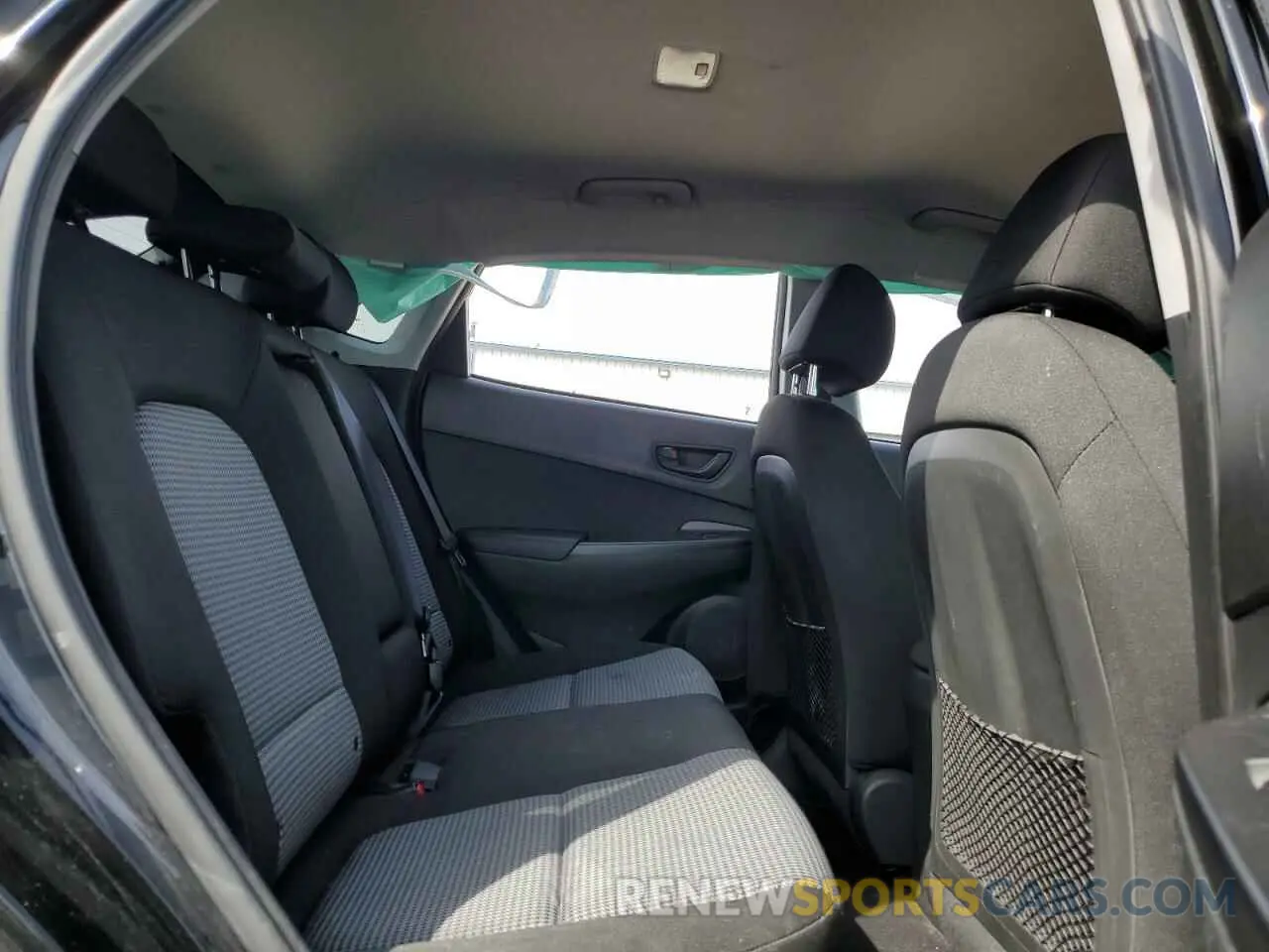 11 fotografías del automóvil dañado KM8K2CAA6KU375104 HYUNDAI KONA 2019