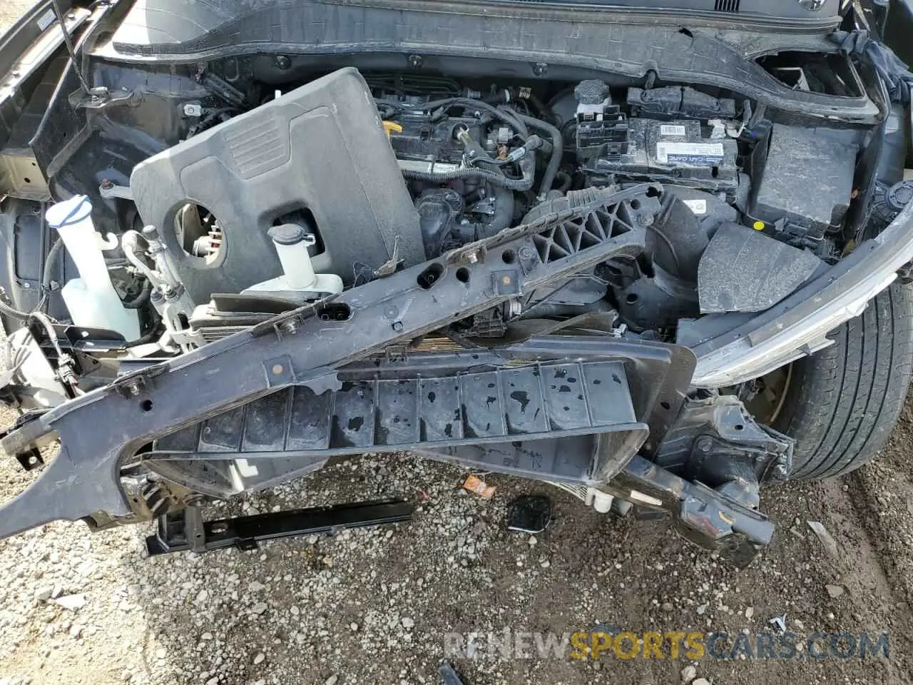 12 fotografías del automóvil dañado KM8K2CAA6KU375104 HYUNDAI KONA 2019