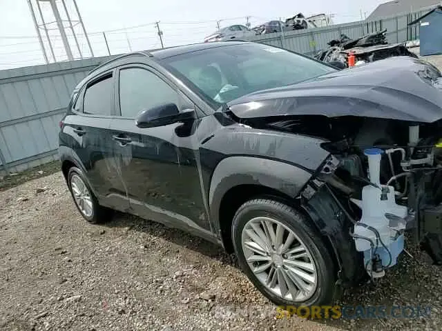 15 fotografías del automóvil dañado KM8K2CAA6KU375104 HYUNDAI KONA 2019