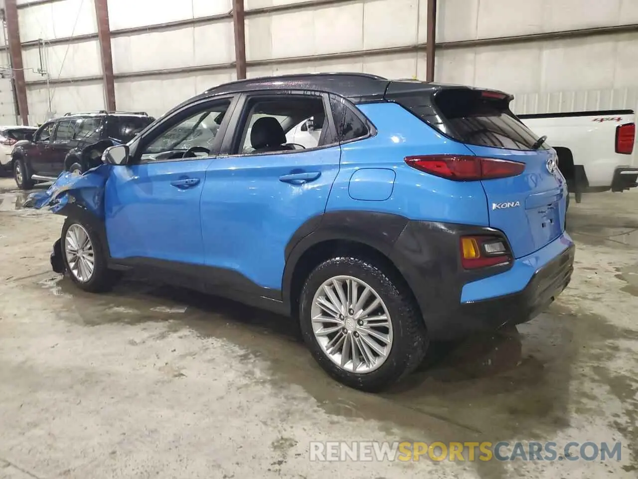 2 fotografías del automóvil dañado KM8K2CAA8KU199351 HYUNDAI KONA 2019