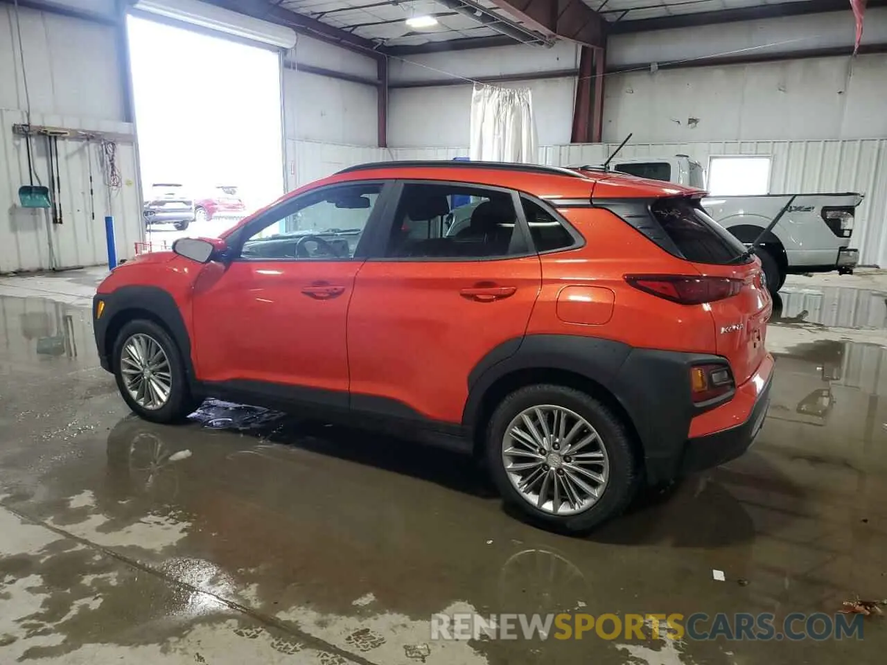 2 fotografías del automóvil dañado KM8K2CAA8KU371474 HYUNDAI KONA 2019