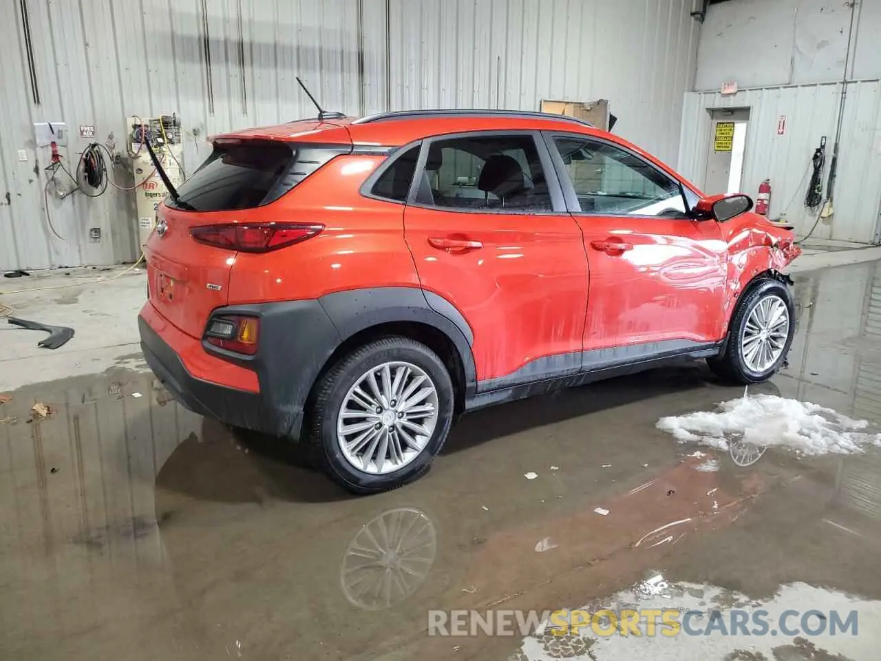 3 fotografías del automóvil dañado KM8K2CAA8KU371474 HYUNDAI KONA 2019