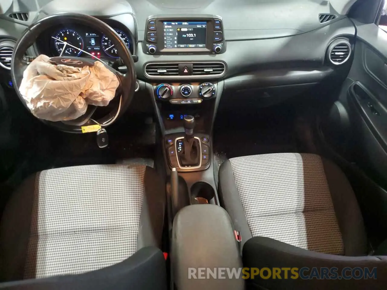 8 fotografías del automóvil dañado KM8K2CAA8KU371474 HYUNDAI KONA 2019