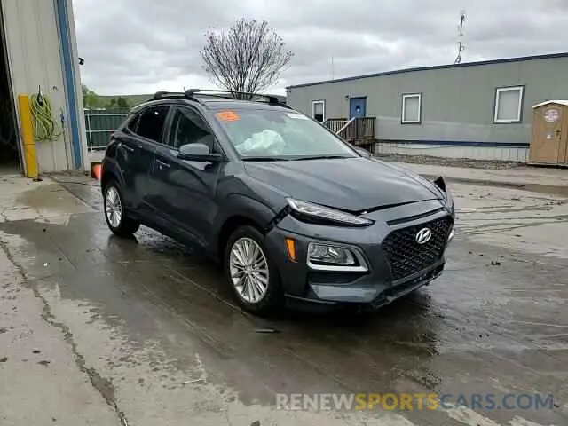 14 fotografías del automóvil dañado KM8K2CAA8KU377159 HYUNDAI KONA 2019