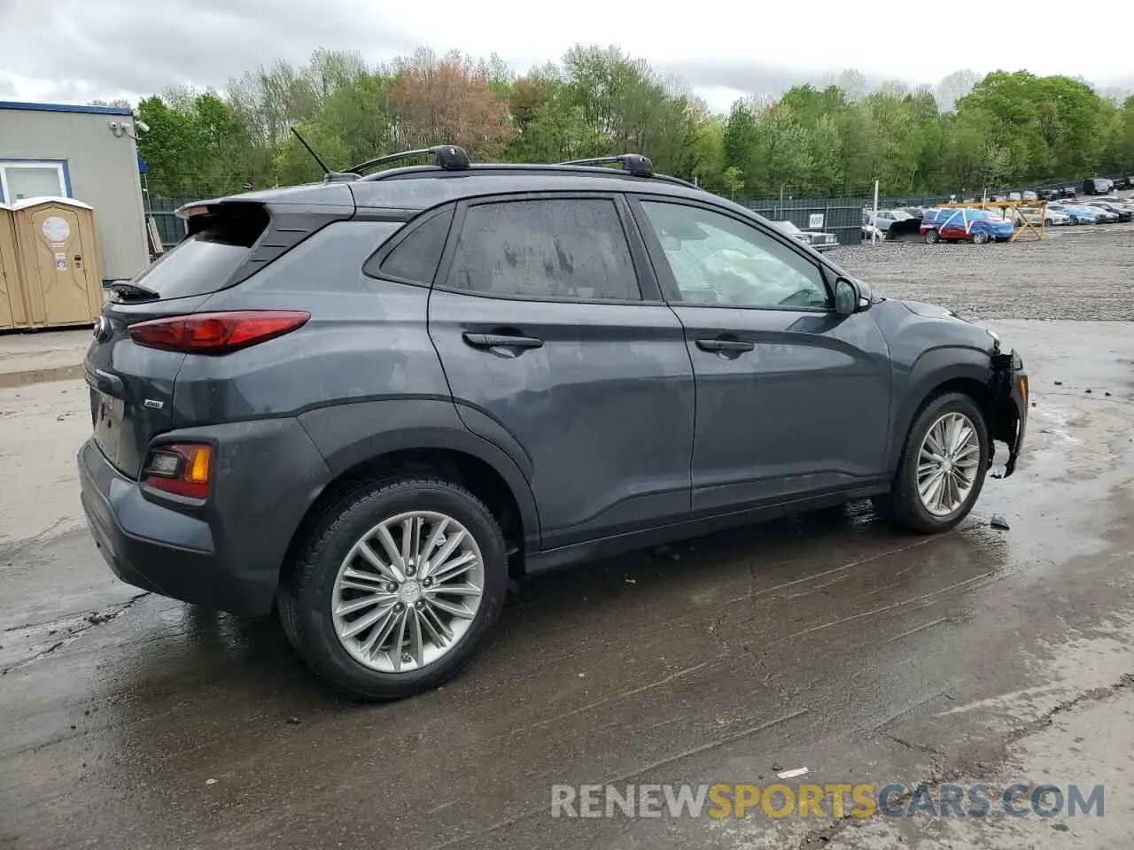 3 fotografías del automóvil dañado KM8K2CAA8KU377159 HYUNDAI KONA 2019