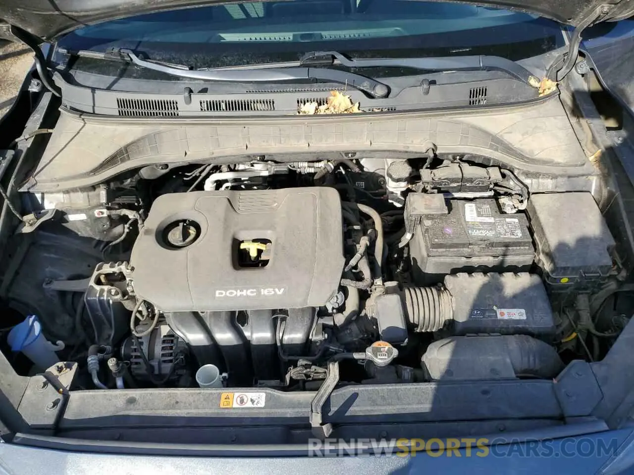 11 fotografías del automóvil dañado KM8K2CAA9KU376389 HYUNDAI KONA 2019