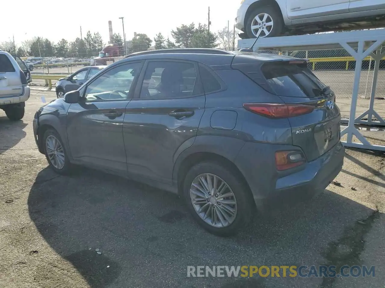 2 fotografías del automóvil dañado KM8K2CAA9KU376389 HYUNDAI KONA 2019