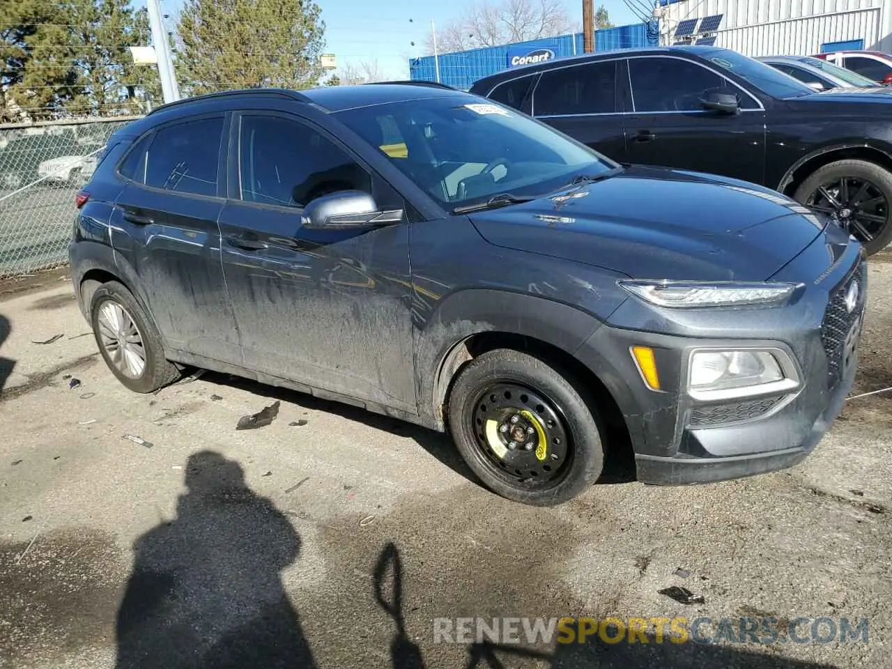 4 fotografías del automóvil dañado KM8K2CAA9KU376389 HYUNDAI KONA 2019