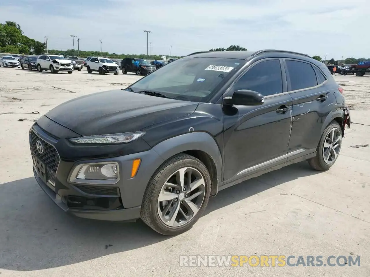 1 fotografías del automóvil dañado KM8K33A54KU205100 HYUNDAI KONA 2019