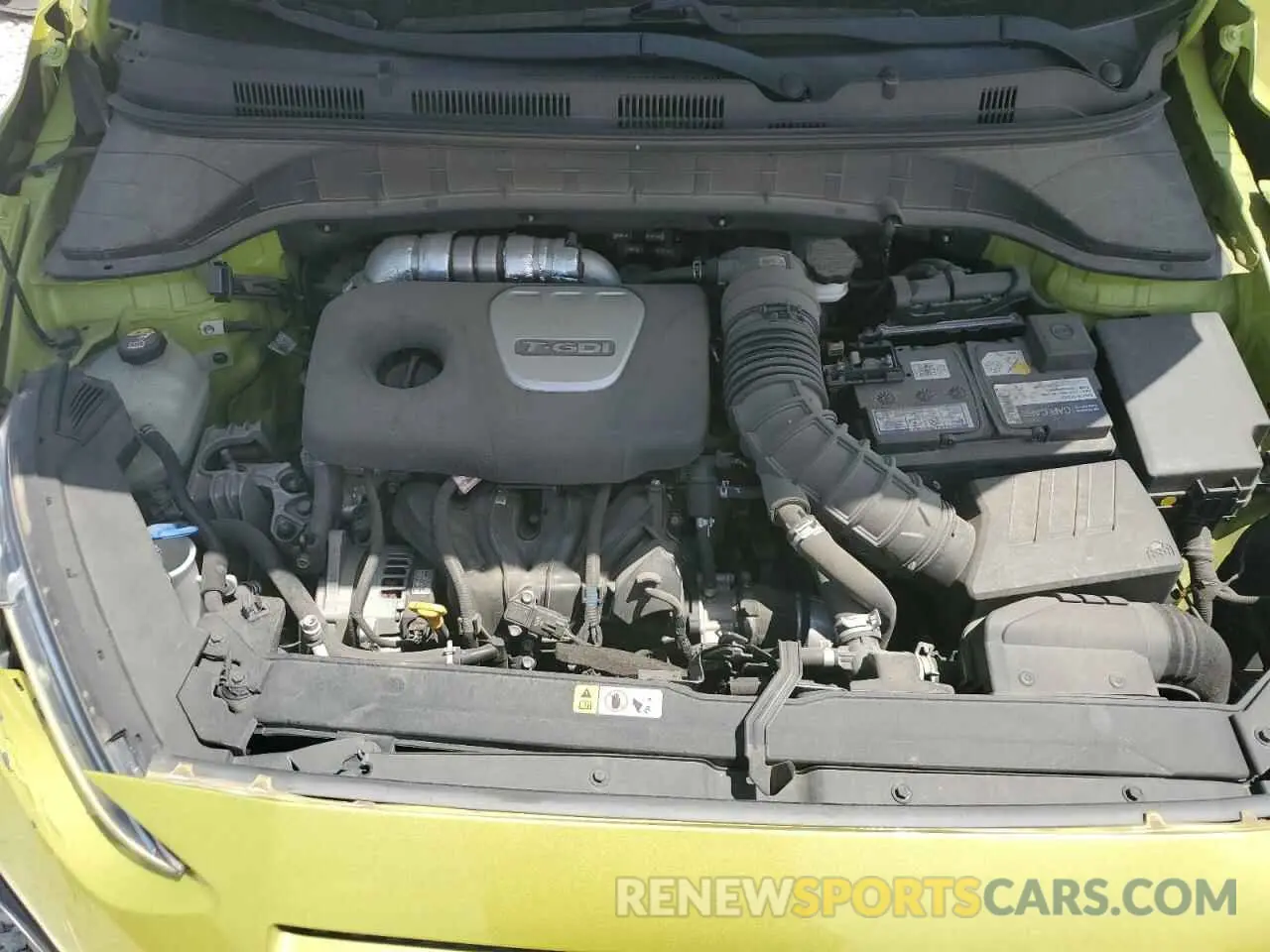 11 fotografías del automóvil dañado KM8K33A55KU203467 HYUNDAI KONA 2019