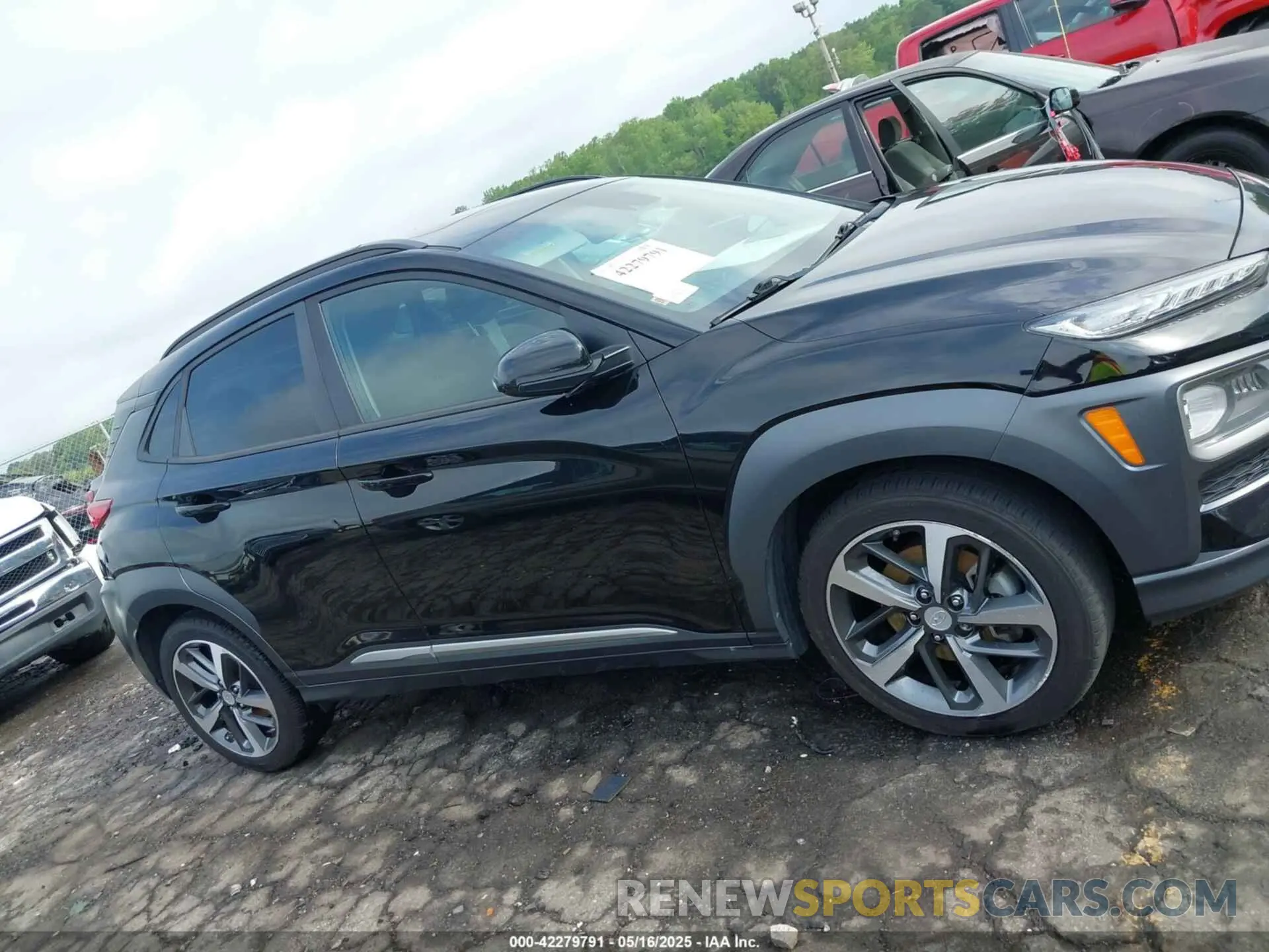 13 fotografías del automóvil dañado KM8K33A5XKU206512 HYUNDAI KONA 2019
