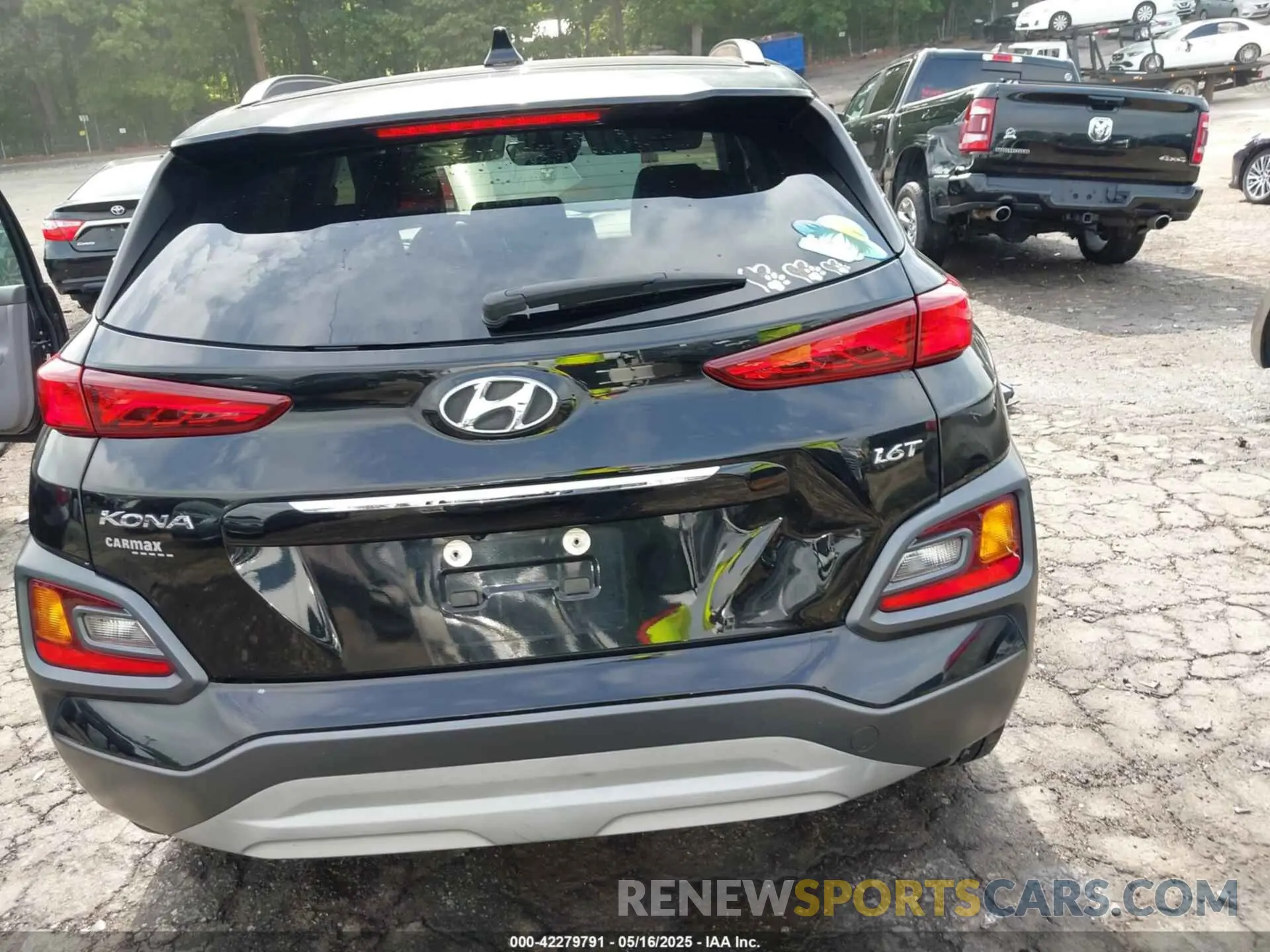 16 fotografías del automóvil dañado KM8K33A5XKU206512 HYUNDAI KONA 2019