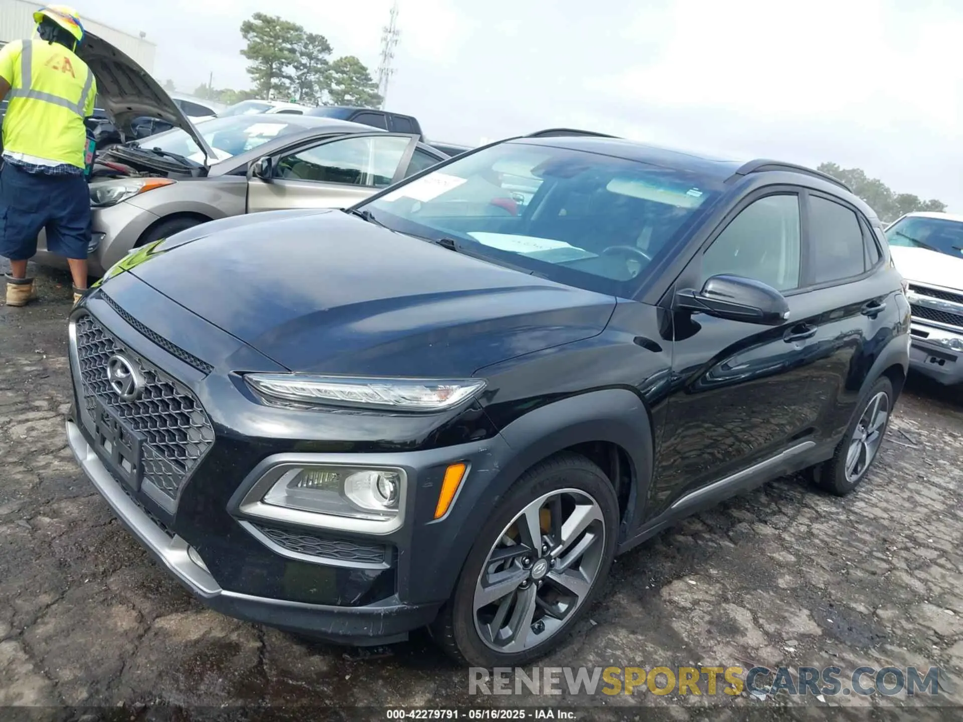 2 fotografías del automóvil dañado KM8K33A5XKU206512 HYUNDAI KONA 2019